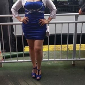 Style & Co. Royal blue heels